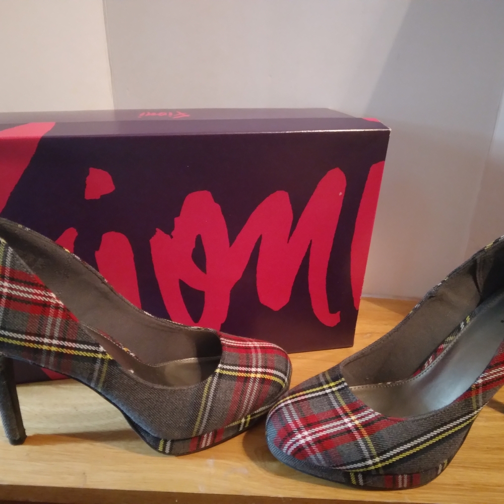 Fioni Plaid Women's High Heels
